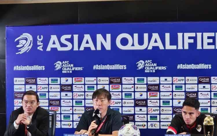 Shin Tae-yong Pasang Lima Gelandang untuk Jinakkan Arab Saudi