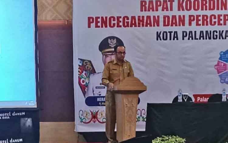 Pemko Palangka Raya Targetkan Prevalensi Stunting Turun 12,39 Persen