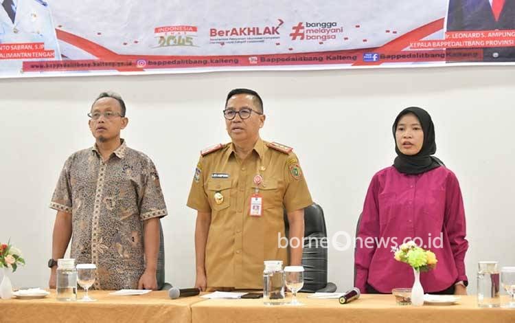 Kepala Bappedalitbang Kalteng Ingatkan Program Transformasi Bangsa