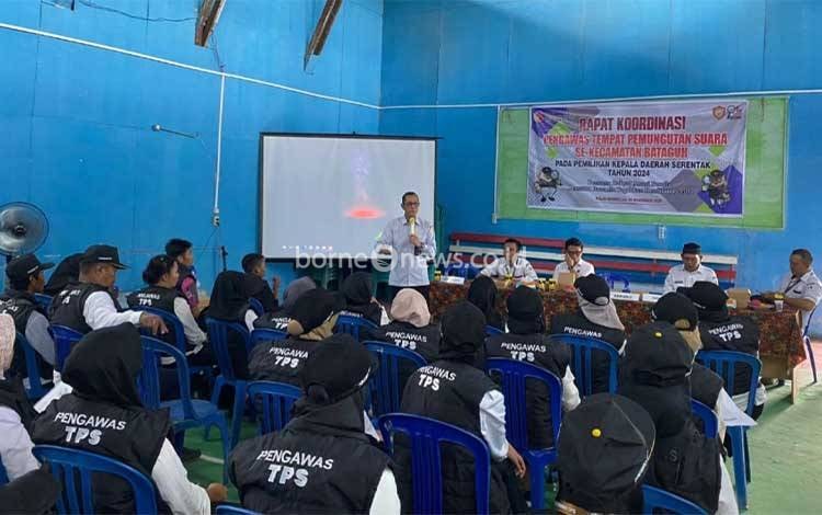 PTPS se Kecamatan Bataguh Ikuti Rapat Koordinasi Jelang Pilkada 2024