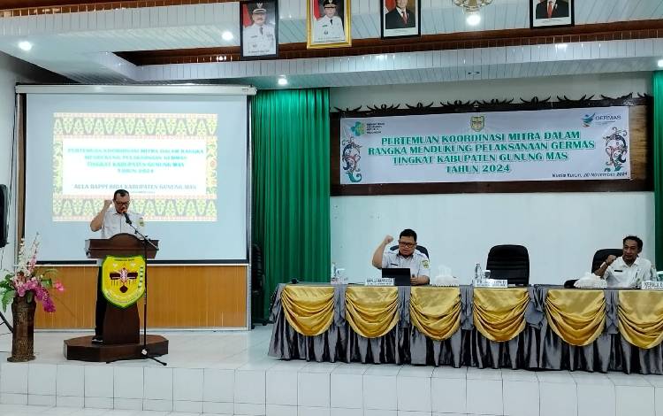 Pertemuan Koordinasi Mitra di Gunung Mas untuk Mendukung Pelaksanaan Germas