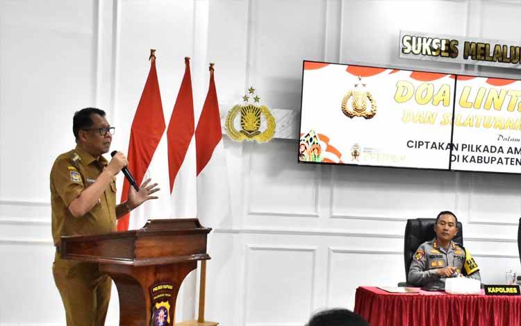 Pj Bupati Kapuas Apresiasi Polres Inisiasi Doa Lintas Agama untuk Pilkada Damai