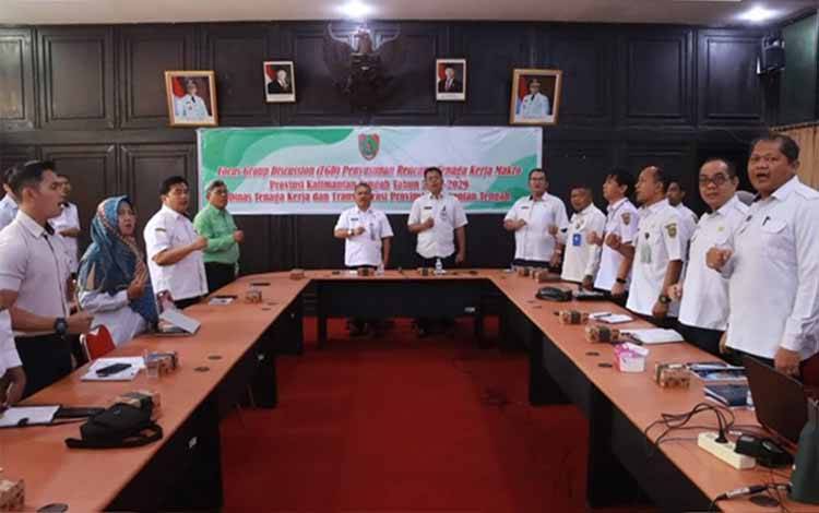 Pemprov Kalteng Laksanakan FGD Penyusunan RTK Makro