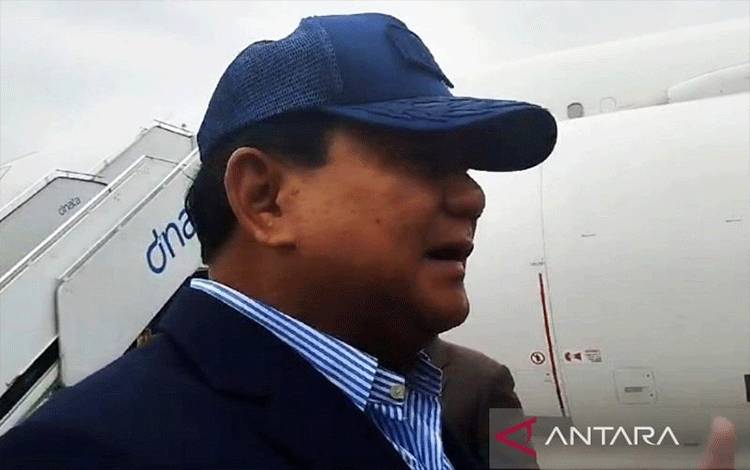 Prabowo Ucapkan Terima Kasih Pada Timnas Usai Menang Lawan Arab Saudi