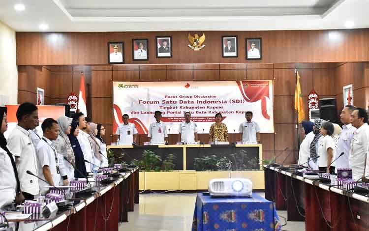 FGD Forum Satu Data Digelar di Kapuas