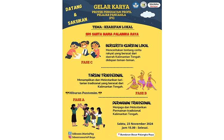 Gelar Budaya Merdeka Belajar: Merayakan Kearifan Lokal Kalimantan