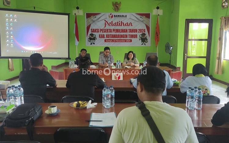 Bawaslu Kotim Berikan Pelatihan untuk Saksi Pemilih Pilkada 2024