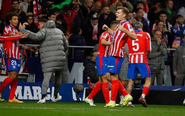 Atletico Madrid Naik Peringkat 2 Usai Atasi Perlawanan Alaves 2-1