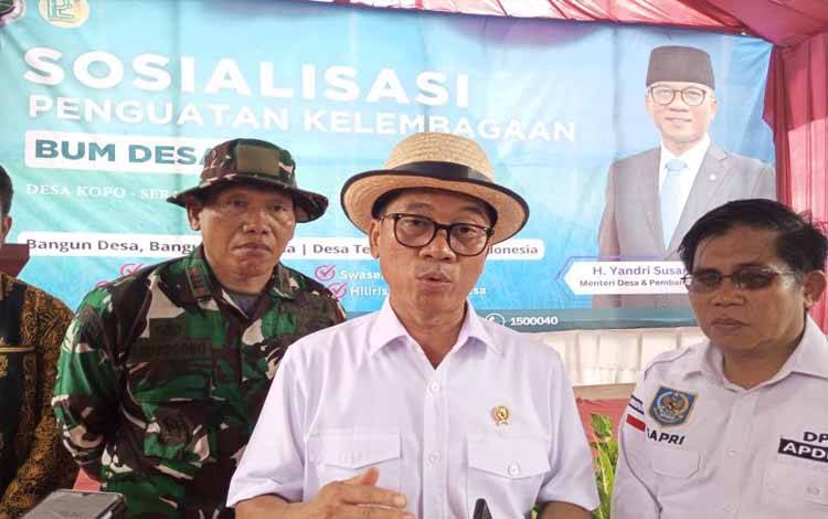Mendes PDT Dorong BUMDes Sumbang Bahan Pangan Program MBG