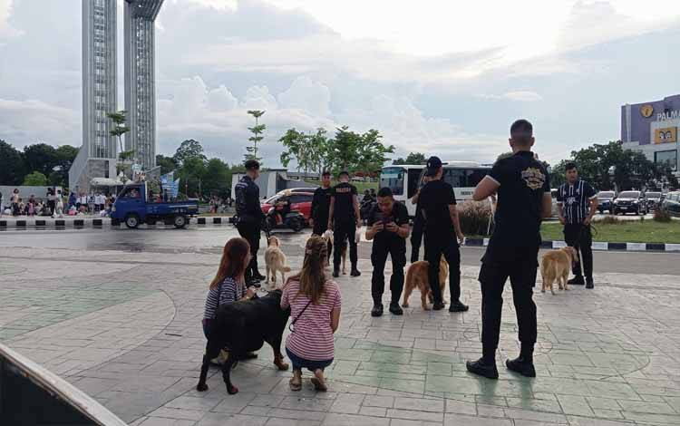 Program Edukasi dan Hiburan di Bundaran dan Car Free Day: Kenalkan Polisi Satwa K9 kepada Masyarakat