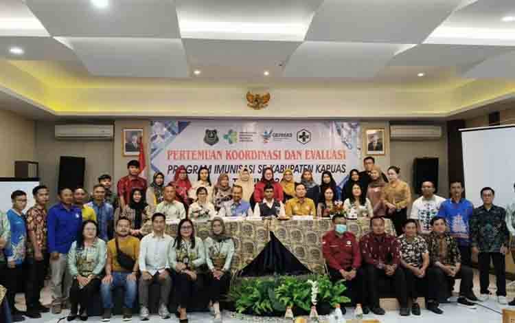Pertemuan Koordinasi dan Evaluasi Program Imunisasi di Kapuas Digelar