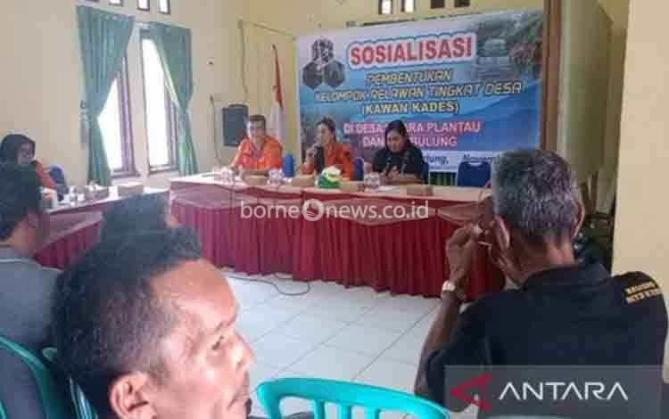 BPBD Damkar Barito Timur Libat Masyarakat Antisipasi Bencana