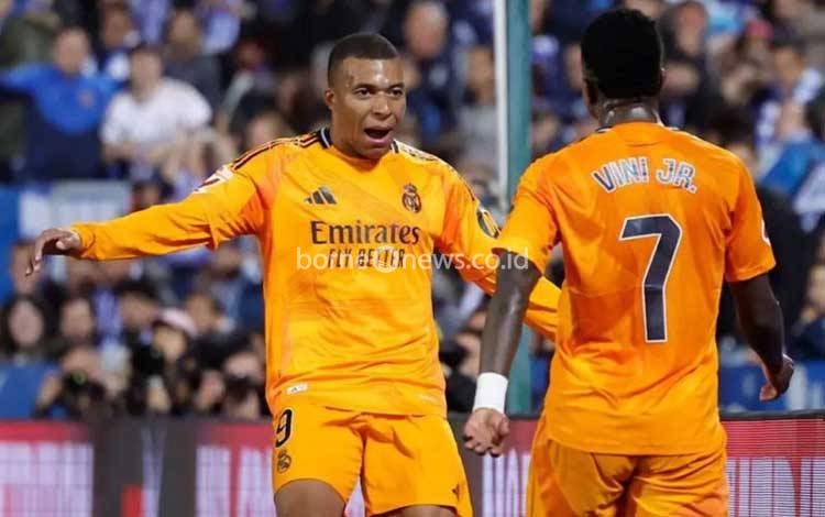 Raih Kemenangan Telak 3-0 atas Leganes, Real Madrid Naik ke Posisi Dua