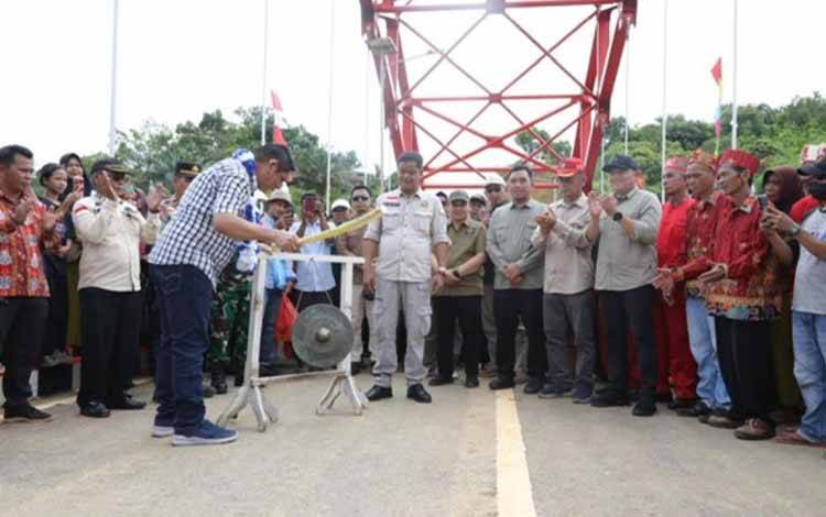 Pemprov Kalteng: Jembatan Tumbang Manjul permudah akses menuju Melawi-Kalbar