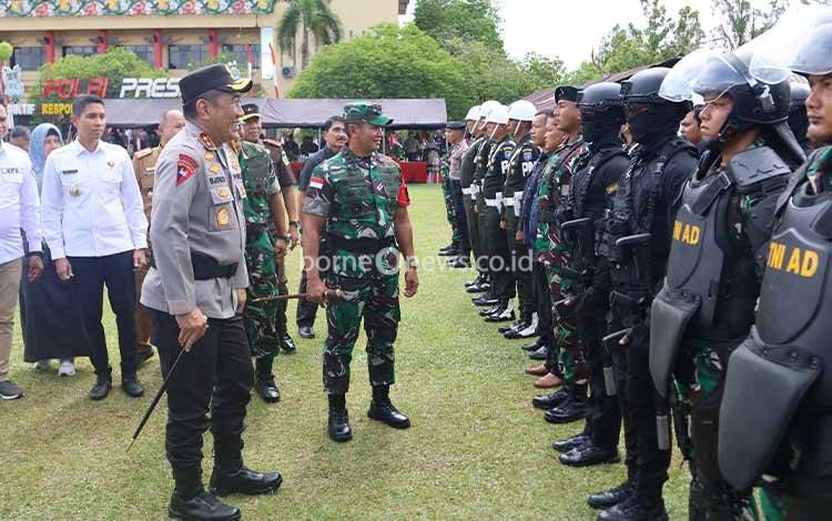 Kapolda dan Pangdam Pastikan Pilkada di Kalteng Aman