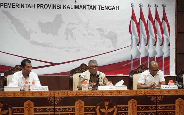 Tim Desk Pilkada Kalteng Lakukan Rapat Kesiapan Pemilihan