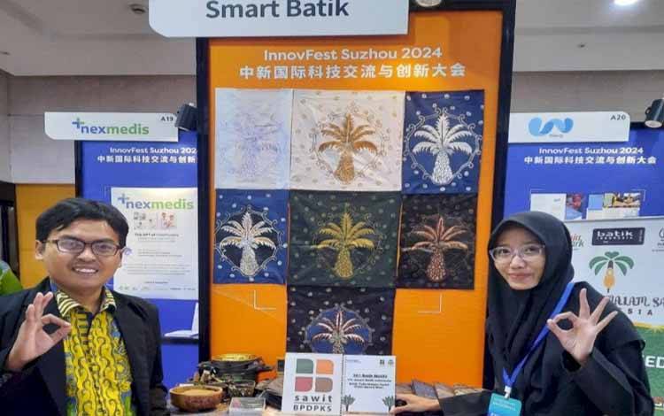 Smart Batik Indonesia Kenalkan Batik Sawit Ramah Lingkungan di Innovation Festival Suzhou 2024