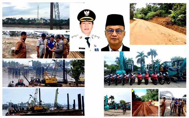 Pembangunan di Kabupaten Barito Utata.(foto: Dhani)