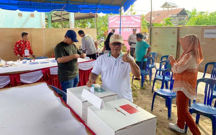 Habib Ismail Bin Yahya Coblos di TPS 23 Palangka Raya, Sampaikan ini