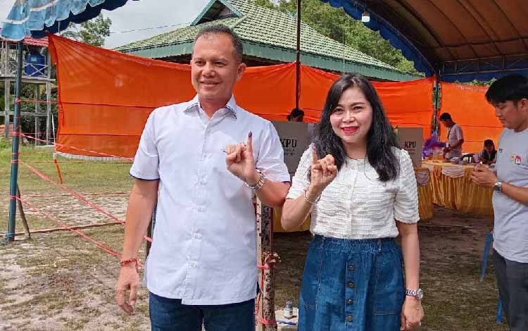 Jaya S Monong Ajak Masyarakat Gunung Mas Gunakan Hak Pilih