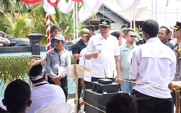 Pilkada 2024, Pj Bupati Kapuas Monitoring Sejumlah TPS