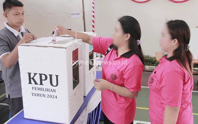 739 Warga Binaan Salurkan Hak Pilihnya Pada Pilkada 2024