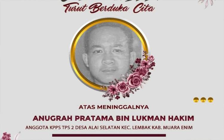 Satu Orang Anggota KPPS Meninggal Dunia