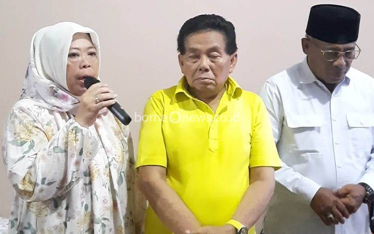 Hj Nurhidayah Deklarasi Kemenangan Pilbup Kobar