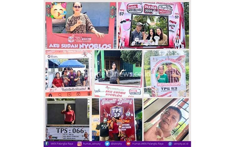 Rektor IAKN Palangka Raya dan Civitas Akademika Berpartisipasi dalam Pilkada
