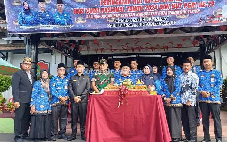 Pemkab Kotim Gelar Peringatan HUT Korpri, Hari Guru, dan HUT PGRI