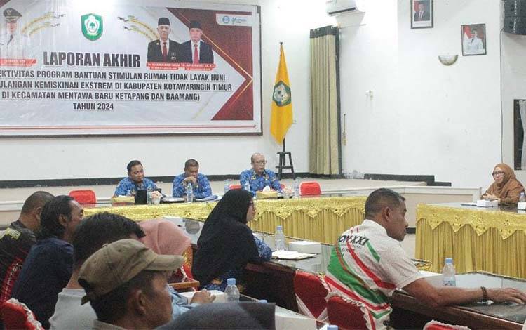 Program Bedah Rumah Efektif dalam Atasi Kemiskinan Ekstrem di Kotim