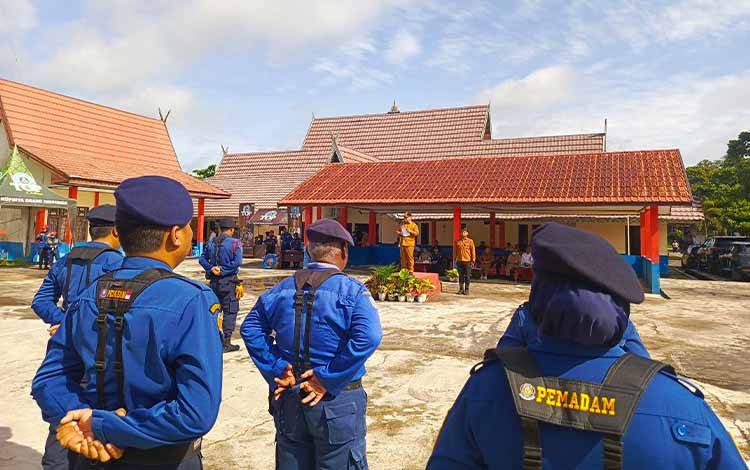 Damkarmat Kotim Gelar Pelatihan Gabungan, Siap Tangani Kebakaran Bangunan dan Lahan