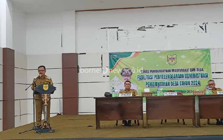 Pj Bupati Gunung Mas Dorong Pemdes Tingkatkan Pelayanan Masyarakat
