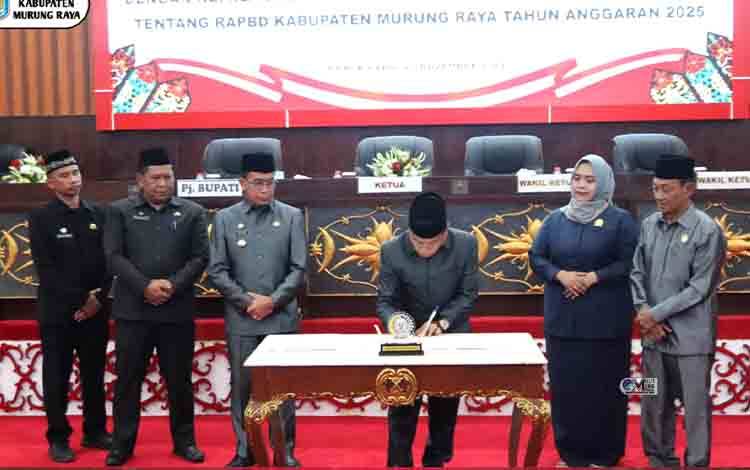 Pemkab Murung Raya dan DPRD Setujui RAPBD 2025