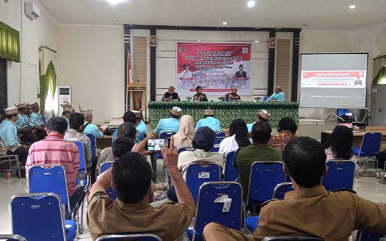 Badan Kesbangpol Kalteng Gelar Sosialisasi FPK di Barito Timur