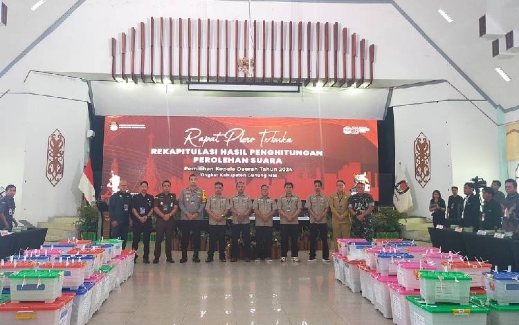 Jaya - Efrensia dan Willy- Habib Unggul di Kabupaten Gunung Mas