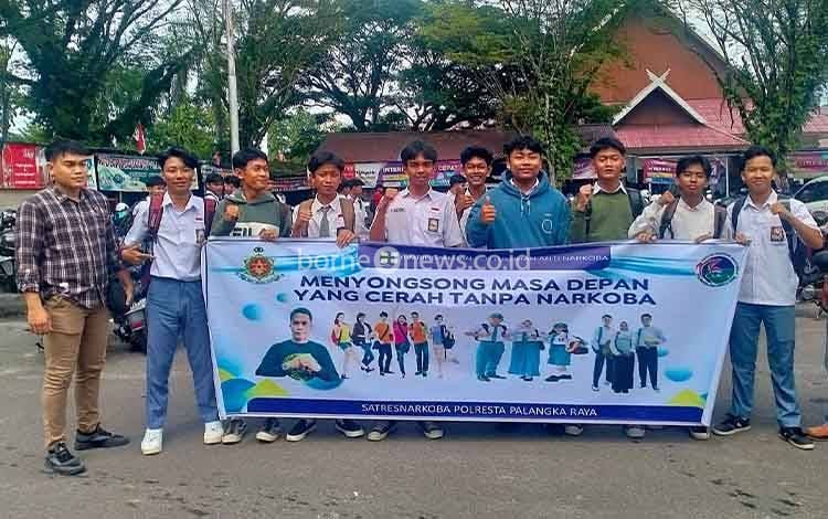 Polresta Palangka Raya Sosialisasi Anti-Narkoba kepada Pelajar