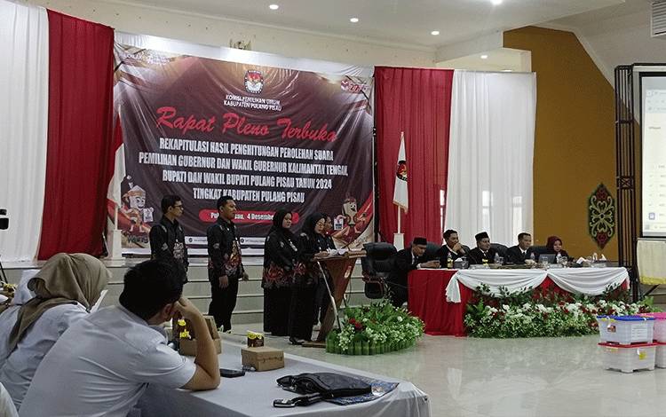 Rifa'i-Jayadikarta Menang di 8 Kecamatan, Ini Hasil Rapat Pleno Rekapitulasi Tingkat Kabupaten Pulang Pisau