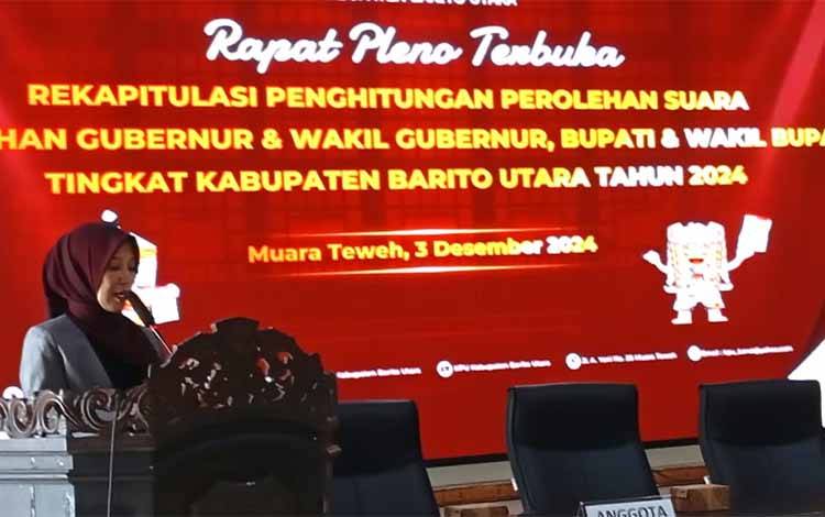 Dramatis Hasil Pleno KPU Barito Utara: Gogo-Helo Unggul Tipis 8 Suara atas Agi-Saja