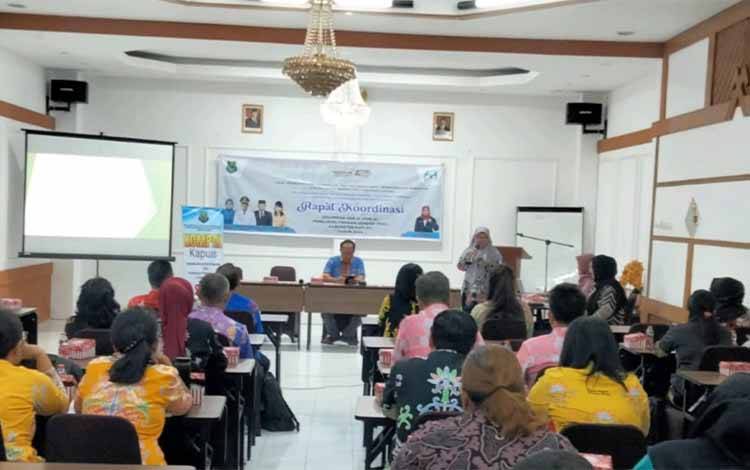 Asisten III Setda Buka Rakor Pokja PUG Kapuas