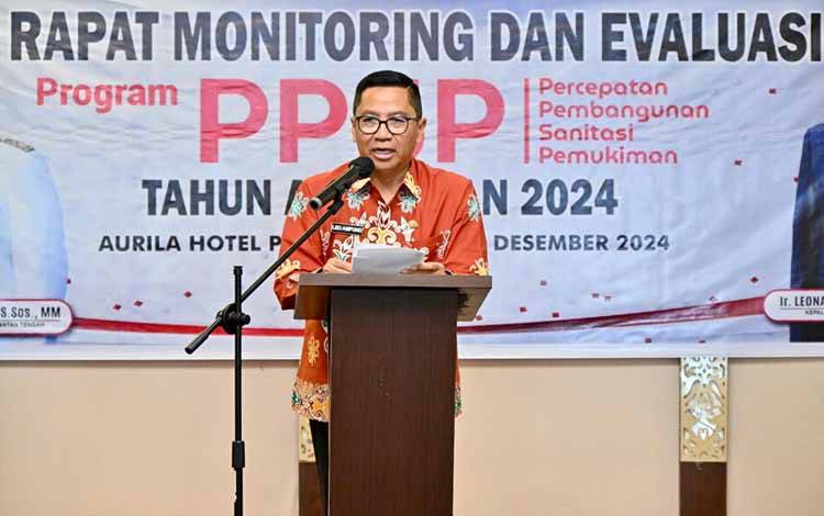 Gap Sanitasi Aman Jadi Sorotan dalam Rapat Evaluasi PPSP Kalteng