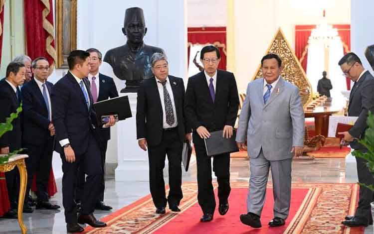 Presiden Prabowo Lanjutkan Diksusi dengan Pengusaha Jepang
