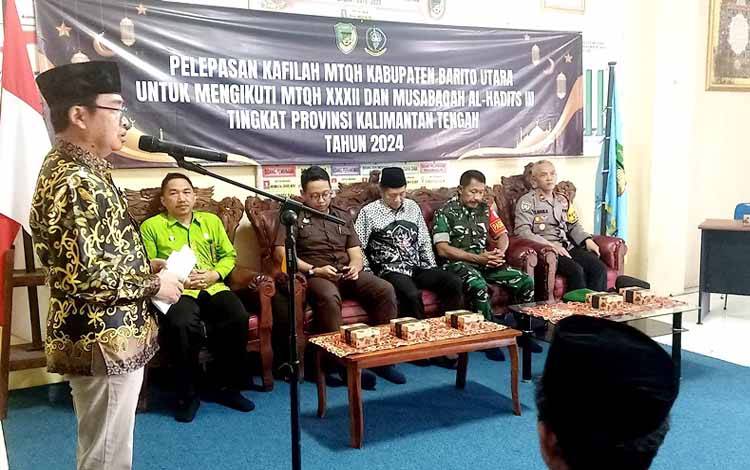 Kafilah Barito Utara Ikuti 9 Cabang Lomba MTQH ke XXXII Tingkat Kalteng