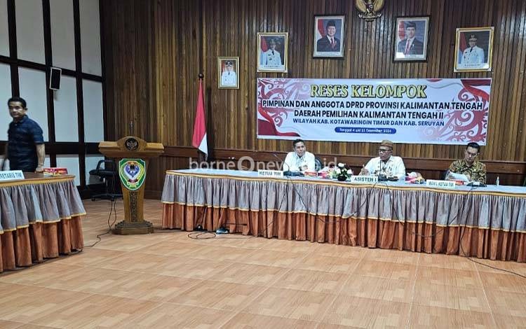 Reses DPRD Kalteng di Kotim dan Seruyan: Infrastruktur dan Kesehatan Jadi Prioritas Aspirasi Masyarakat