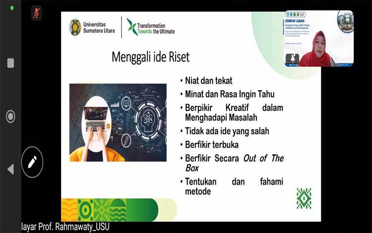 Prof Rahmawaty Sebut Pentingnya Riset dalam Seminar Ilmiah di Universitas Mulawarman