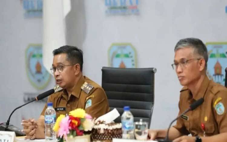 Pj Bupati Lamandau Said Salim bersama Sekda Irwansyah.