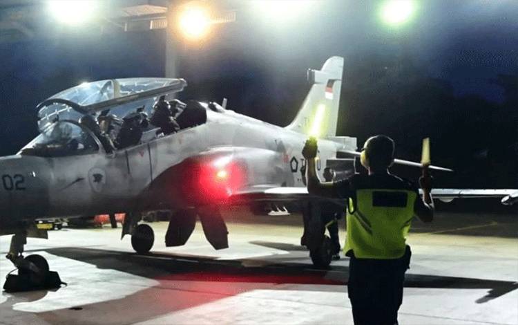 TNI-AU Lanud RSN Latih Kemampuan Tempur di Malam Hari