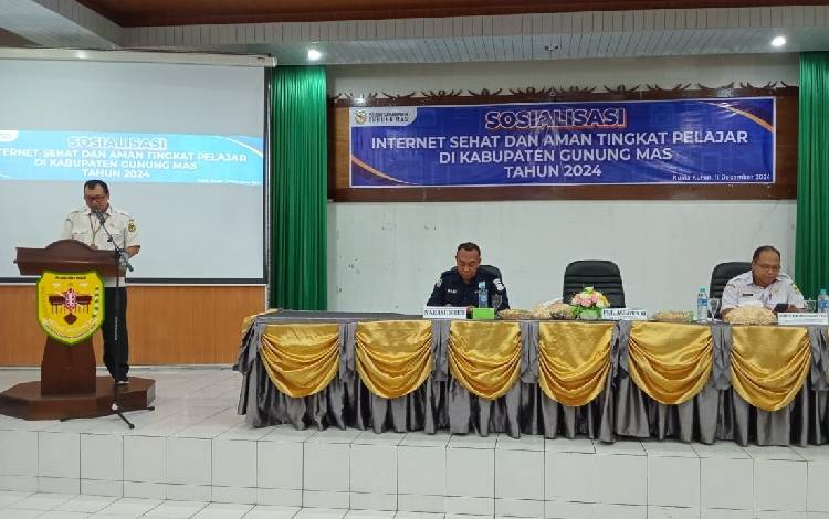 Pemkab Gunung Mas Gelar Sosialisasi Internet Sehat dan Aman