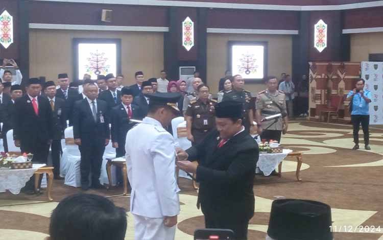 Jabat Pj Wali Kota, Akhmad Husain Komitmen Bangun Kota Palangka Raya