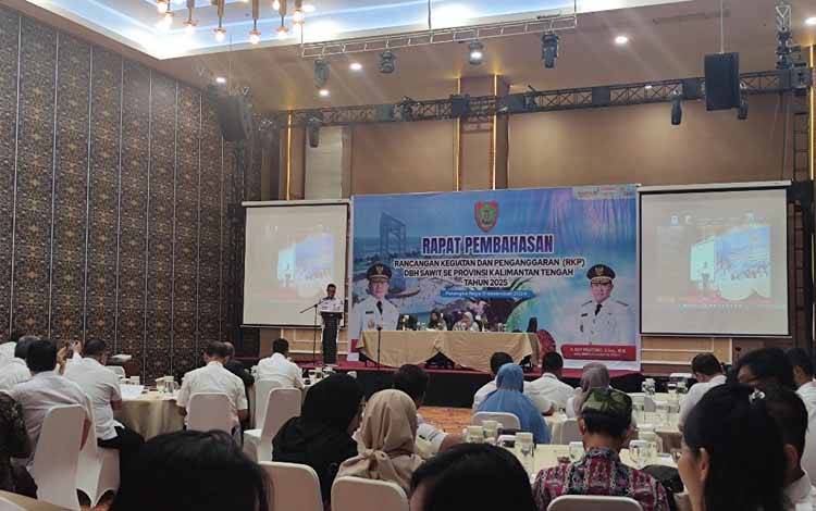 Kegiatan pembahasan rencana RKP DBH di Palangka Raya, Rabu, 11 Desember 2024. (FOTO: HERMAWAN)